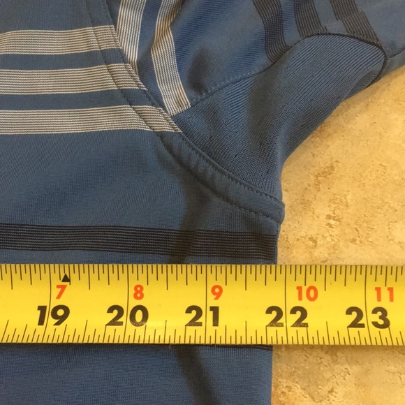 Adidas ClimaCool Men’s Striped Polo Shirt size M - Picture 7 of 8